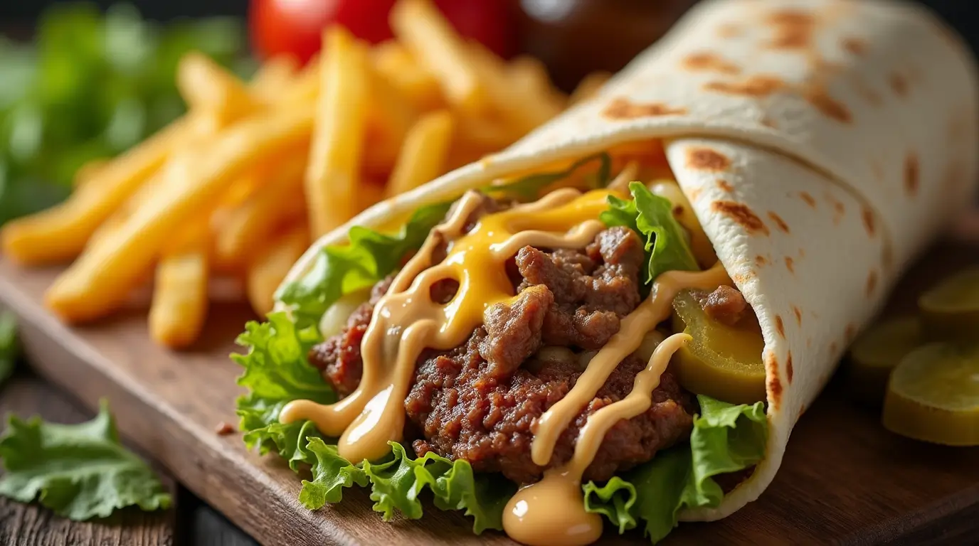 big mac wrap recipe