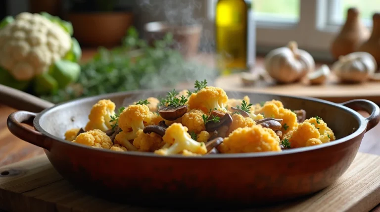 cauliflower and mushroom recipe