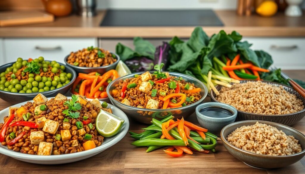 30g protein vegan meals