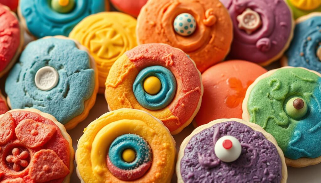 Rainbow Cookie Color Techniques