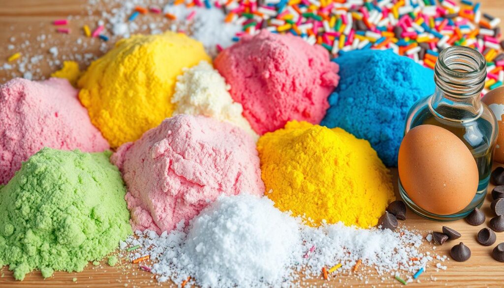 Rainbow Cookie Ingredients