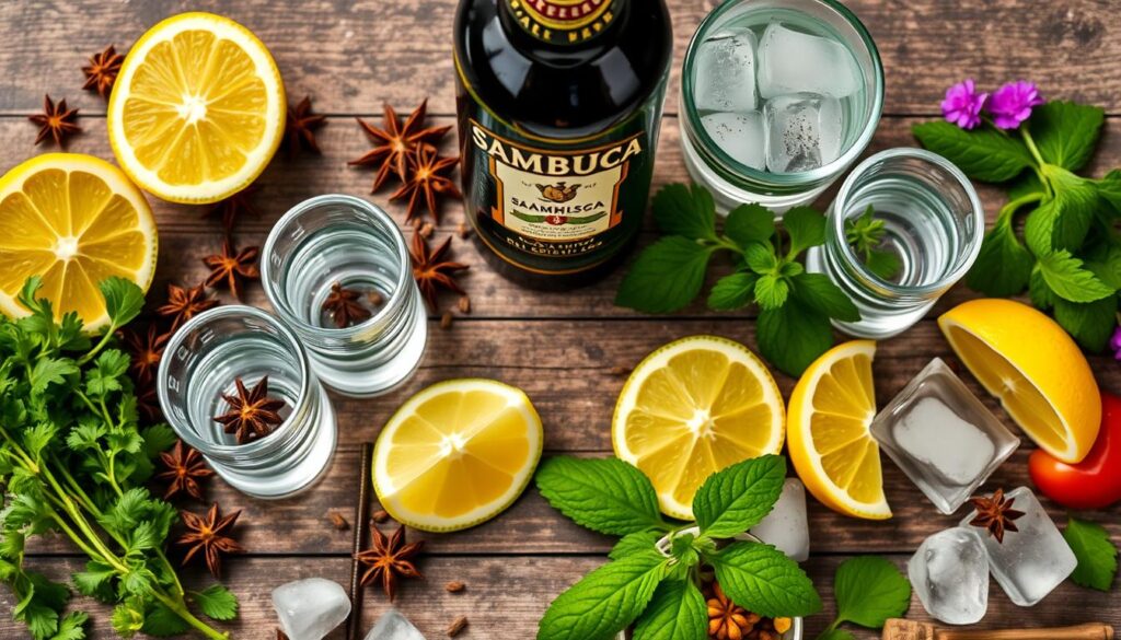 Sambuca cocktail ingredients