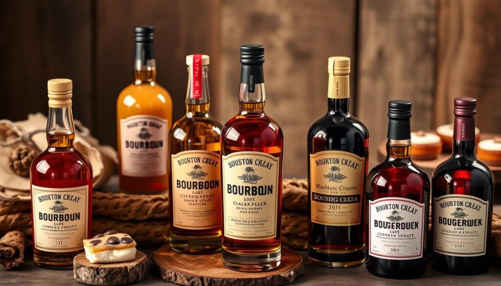 bourbon cream bottles