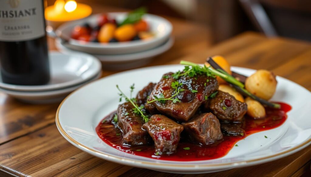 cherry wine beef