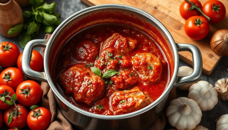 cook tough cuts in tomato sauce recipe