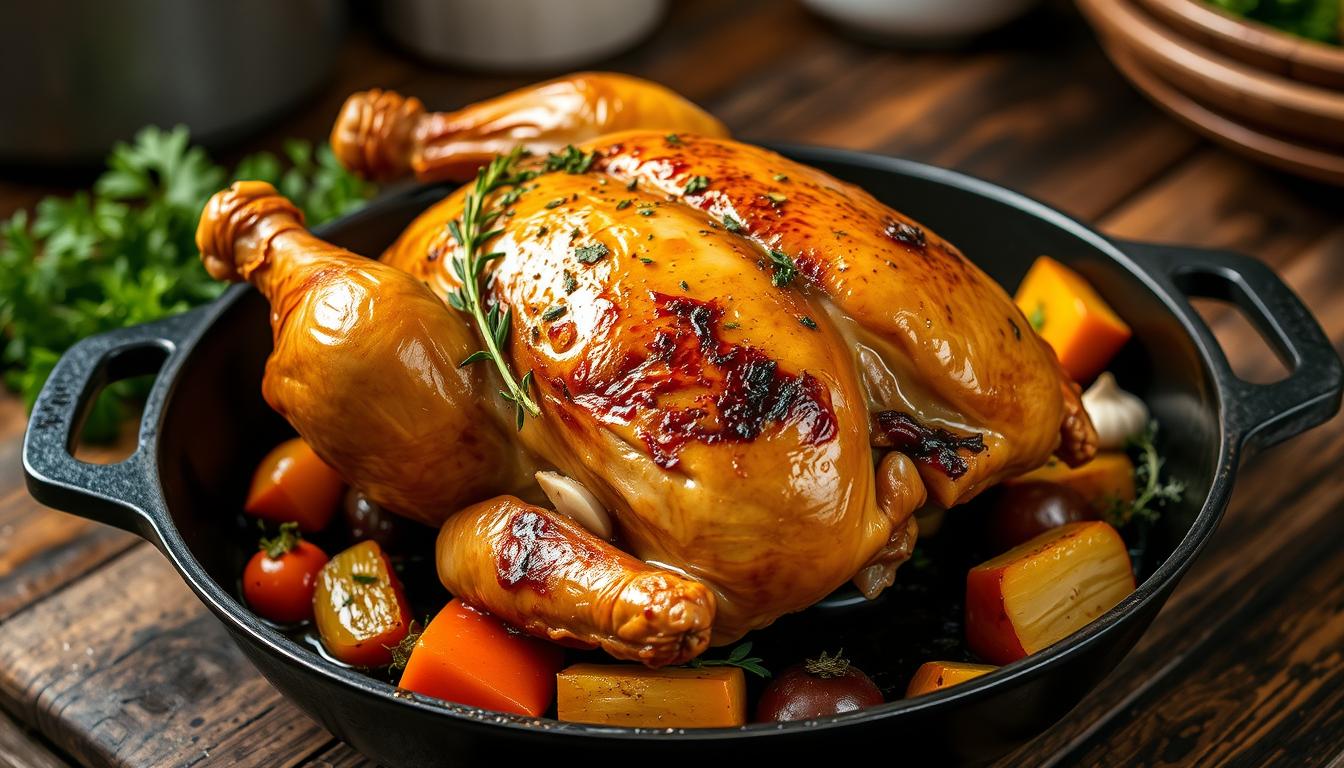 cornish hen recipe seared cast iron skillet