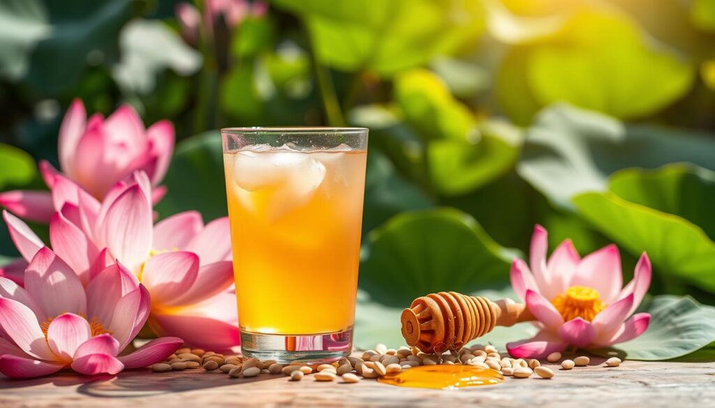 lotus seed honey drink benefits