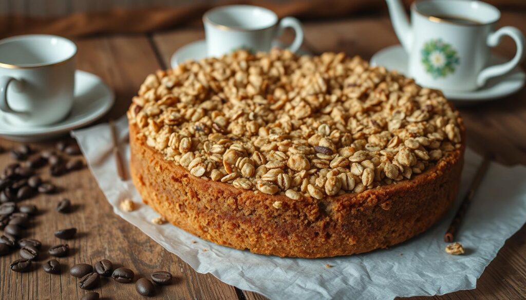 oatmeal streusel coffee cake
